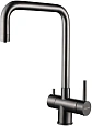 Смеситель для кухни Paulmark Wetter, вороненая сталь, We213030-GM Смеситель для кухни Paulmark Wetter, вороненая сталь, We213030-GM