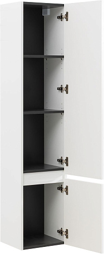 Шкаф-пенал Aquanet Агата 35 00345485 белый сатин Шкаф-пенал Aquanet Агата 35 00345485 белый сатин