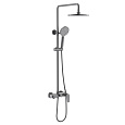 Детальная картинка товара «душевая система aquatek бетта aq2140bgm черный хром шлифованный»