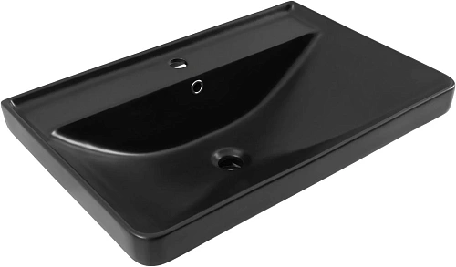 Раковина Aquanet Ирис 70 черная матовая 00329248 Раковина Aquanet Ирис 70 черная матовая 00329248