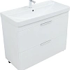 Тумба под раковину Aquanet Ирис New 100 напольная, белый глянец 00339257 напольная Тумба под раковину Aquanet Ирис New 100 напольная, белый глянец 00339257 напольная