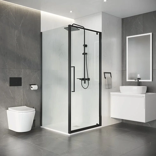 Душевой уголок Niagara Nova NG-35-9AGR-A100GR-34 (90х100х195) прямоугольник, распашная, графит, стекло прозрачное Душевой уголок Niagara Nova NG-35-9AGR-A100GR-34 (90х100х195) прямоугольник, распашная, графит, стекло прозрачное