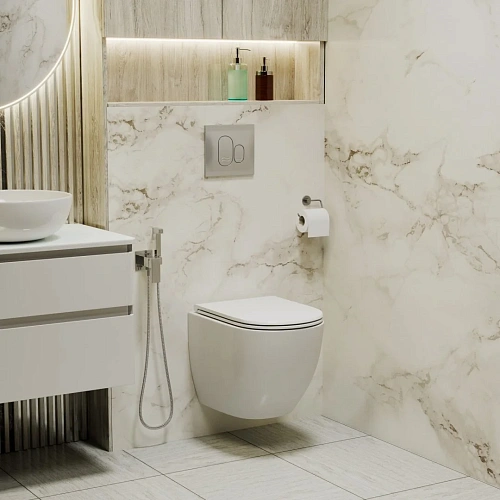 Клавиша смыва GROSSMAN Galaxy 800.T1.01.110.110 хром матовый Клавиша смыва GROSSMAN Galaxy 800.T1.01.110.110 хром матовый