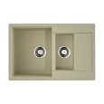 Кухонная мойка Omoikiri Daisen 78-2-BE Artgranit/ваниль 4993328 Кухонная мойка Omoikiri Daisen 78-2-BE Artgranit/ваниль 4993328