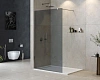 Душевая перегородка CEZARES LIBERTA-L-1-120-120-GR-Cr 120см стекло тонированное (графит), профиль хром