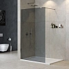 Душевая перегородка CEZARES LIBERTA-L-1-110-120-GR-Cr 110см стекло тонированное (графит), профиль хром Душевая перегородка CEZARES LIBERTA-L-1-110-120-GR-Cr 110см стекло тонированное (графит), профиль хром