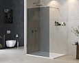 Душевая перегородка CEZARES LIBERTA-L-1-120-120-GR-Cr 120см стекло тонированное (графит), профиль хром Душевая перегородка CEZARES LIBERTA-L-1-120-120-GR-Cr 120см стекло тонированное (графит), профиль хром