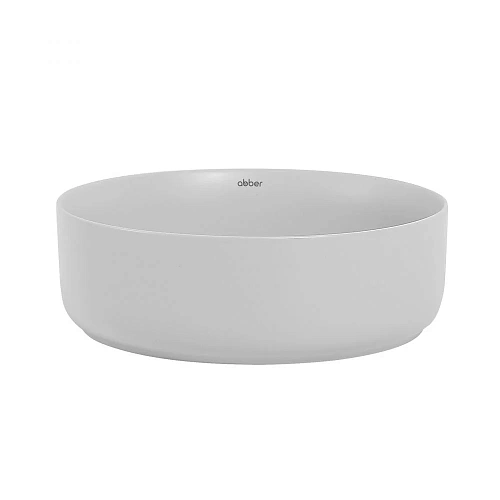 Раковина ABBER Bequem AC2108MLG накладная, светло-серая матовая Раковина ABBER Bequem AC2108MLG накладная, светло-серая матовая