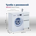 Тумба под раковину Aquanet Вега 40 белый глянец 00329122 напольная Тумба под раковину Aquanet Вега 40 белый глянец 00329122 напольная