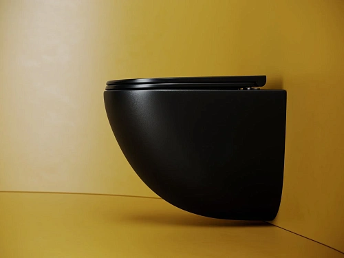 Унитаз подвесной Ceramica Nova VOGUE CN4008TMB черный матовый Унитаз подвесной Ceramica Nova VOGUE CN4008TMB черный матовый