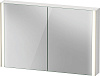 Картинка анонса товара «зеркальный шкаф duravit xviu xv71340b1b1 122 см шампань матовый»