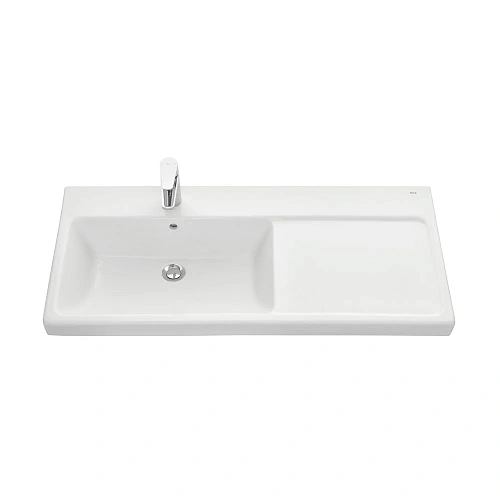 Раковина Roca The Gap Plus высокий бортик, 1 отверстие 100х46 левая 3270MB004 Раковина Roca The Gap Plus высокий бортик, 1 отверстие 100х46 левая 3270MB004