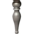 Ножки для мебели Armadi Art 882-SL массив серебро h36 (пара) Ножки для мебели Armadi Art 882-SL массив серебро h36 (пара)