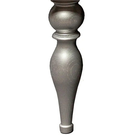 Ножки для мебели Armadi Art 882-SL массив серебро h36 (пара) Ножки для мебели Armadi Art 882-SL массив серебро h36 (пара)