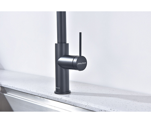 Смеситель для кухни Paulmark Galant антрацит Ga213077-AN Смеситель для кухни Paulmark Galant антрацит Ga213077-AN