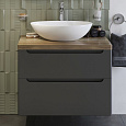 Тумба с раковиной STWORKI Берген 80 серая со светлой столешницей, Moduo 55 Leaf 549474 Тумба с раковиной STWORKI Берген 80 серая со светлой столешницей, Moduo 55 Leaf 549474