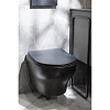Унитаз подвесной Boheme FIORE 978-SET-B черный матовый c крышкой Унитаз подвесной Boheme FIORE 978-SET-B черный матовый c крышкой