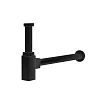 Сифон для раковины CEZARES CZR-B-SMQ-NOP квадратный, черный матовый