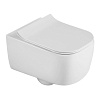 Картинка анонса товара «унитаз подвесной black&amp;white w-730 rimless / uf seat cover / fixing screw (500x350x360) 730w00»