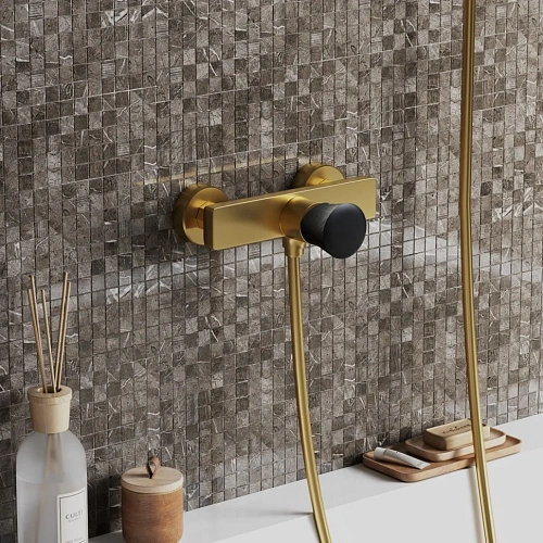 Смеситель для душа Paini Domus 18PJ511PZ матовое золото PVD Смеситель для душа Paini Domus 18PJ511PZ матовое золото PVD