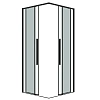 Душевая дверь GROSSMAN 1/2.К33.01.10.21.00 Galaxy (100x195) черный матовый, стекло прозрачное Душевая дверь GROSSMAN 1/2.К33.01.10.21.00 Galaxy (100x195) черный матовый, стекло прозрачное