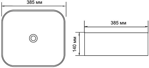 Раковина Aquanet City-1 накладная CITY-1 Раковина Aquanet City-1 накладная CITY-1