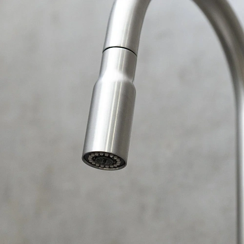 Смеситель для кухни Lemark Expert LM5086S с вытягивающимся поворотным изливом, сталь Смеситель для кухни Lemark Expert LM5086S с вытягивающимся поворотным изливом, сталь