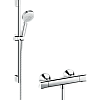 Картинка анонса товара «душевой гарнитур hansgrohe crometta 100 vario/ecostat universal combi 27030400 0,65 м, со смесителем»