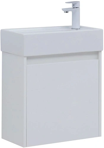 Комплект мебели Aquanet Nova Lite 50 белый глянец (с дверецей) 00302531 Комплект мебели Aquanet Nova Lite 50 белый глянец (с дверецей) 00302531