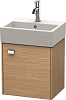 Картинка анонса товара «тумба под раковину duravit brioso br4050r1052 подвесная 43 см европейский дуб»