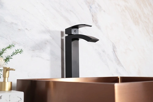 Смеситель для раковины Gid Victoria L120-BM-D L120BMD черный матовый Смеситель для раковины Gid Victoria L120-BM-D L120BMD черный матовый