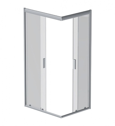 Душевой уголок AM.PM Gem W90G-404-100280-MT 100х80 стекло прозрачное, профиль серебро матовое Душевой уголок AM.PM Gem W90G-404-100280-MT 100х80 стекло прозрачное, профиль серебро матовое