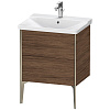 Картинка анонса товара «тумба под раковину duravit xviu xv44900b121 напольная 60 см орех темный»