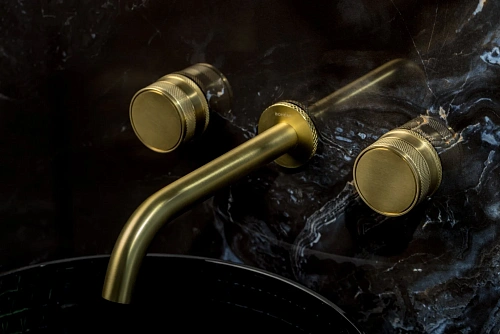 Смеситель для раковины Boheme PRESTIGE MAT GOLD встраиваемый 152-2-MG-PR Смеситель для раковины Boheme PRESTIGE MAT GOLD встраиваемый 152-2-MG-PR