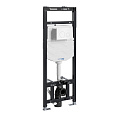 Детальная картинка товара «инсталляция для унитаза wasserkraft alme 15tlt.010.me.wh02 с клавишей смыва белый»