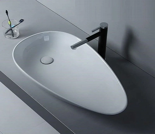 Раковина CeramaLux 7862 накладная, белый Раковина CeramaLux 7862 накладная, белый