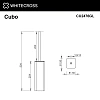 Ершик для унитаза WHITECROSS Cubo CU2476GL золото Ершик для унитаза WHITECROSS Cubo CU2476GL золото