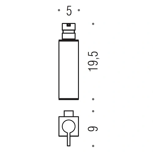 Дозатор жидкого мыла Colombo MiniQ B9343.GM подвесной, графит матовый Дозатор жидкого мыла Colombo MiniQ B9343.GM подвесной, графит матовый