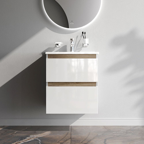 Тумба под раковину AM.PM X-Joy M85AFHX0552WG подвесная, 55 см, белый Тумба под раковину AM.PM X-Joy M85AFHX0552WG подвесная, 55 см, белый