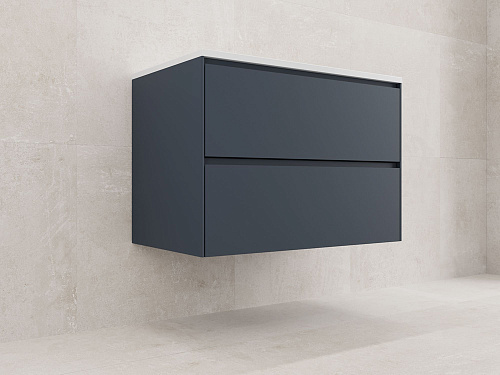 Тумба под раковину Style Line ЛИМА 80 ЛС-00002355 подвесная черный Тумба под раковину Style Line ЛИМА 80 ЛС-00002355 подвесная черный