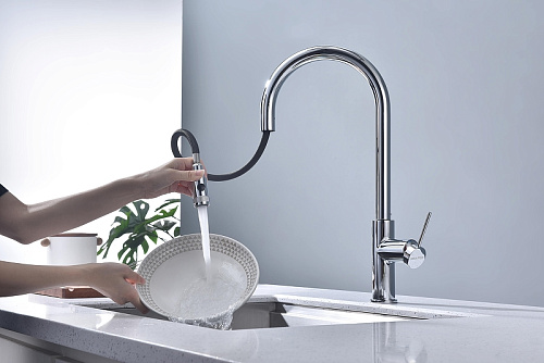 Смеситель для кухни Paulmark Galant хром Ga213077-CR Смеситель для кухни Paulmark Galant хром Ga213077-CR