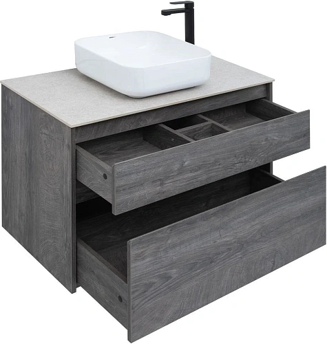 Тумба под раковину Aquanet Nova Lite 90 дуб рошелье (2 ящика) 00242267 Тумба под раковину Aquanet Nova Lite 90 дуб рошелье (2 ящика) 00242267