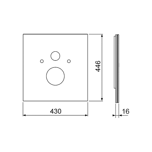 Стеклянная панель TECE TECElux 9650100 для установки стандартного унитаза, нижняя, стекло белое Стеклянная панель TECE TECElux 9650100 для установки стандартного унитаза, нижняя, стекло белое