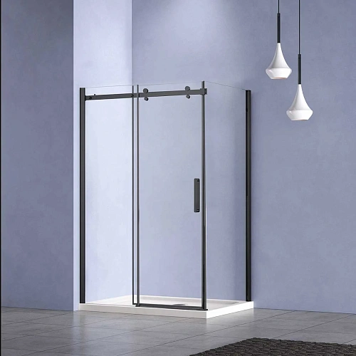 Душевой уголок Vincea Como-N VSR-4CN1014CLB, 1400x1000, черный, стекло прозрачное Душевой уголок Vincea Como-N VSR-4CN1014CLB, 1400x1000, черный, стекло прозрачное