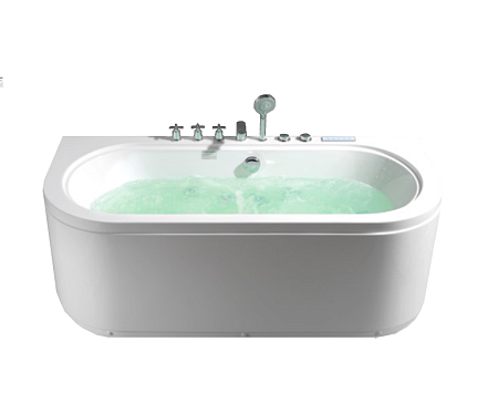 Акриловая ванна Frank F160 пристенная 170x80x58см 20156060