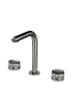 Картинка анонса товара «смеситель для раковины boheme prestige 152-gm-pr на 3 отверстия gun metal»
