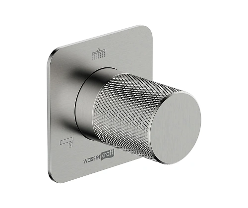 Переключатель потоков WasserKRAFT A297 на 3 выхода никель Переключатель потоков WasserKRAFT A297 на 3 выхода никель