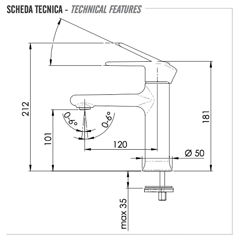 Смеситель для раковины Remer Vanity V12BO, белый матовый Смеситель для раковины Remer Vanity V12BO, белый матовый