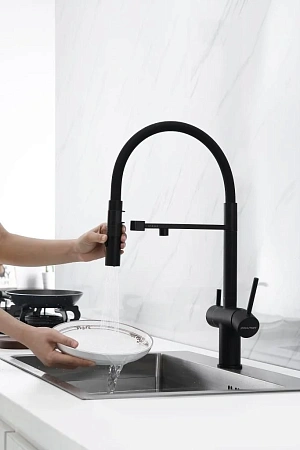 Смеситель для кухни Paulmark Gravity антрацит Gr213888-AN Смеситель для кухни Paulmark Gravity антрацит Gr213888-AN