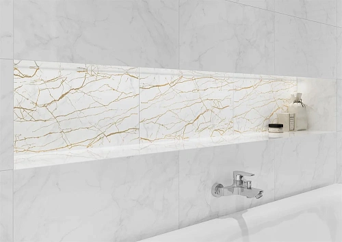 Вставка Cersanit Calacatta узор белый 29,8x59,8 KT2L051 Вставка Cersanit Calacatta узор белый 29,8x59,8 KT2L051